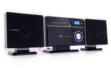 Vertical Musikcenter CD/MP3-Player USB Stereoanlage Uhr AUX-IN AEG MC 4433