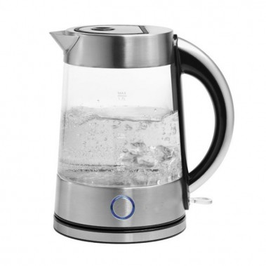 Bomann Glas/Edelstahl Wasserkocher kabellos Clatronic WK 3398