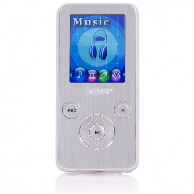 MP3 MP4 Player 2GB Radio Denver MPG-2018 CPLL silber