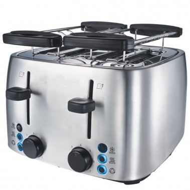 Edelstahl 4-Scheiben Toaster Proficook PC-TA 1014