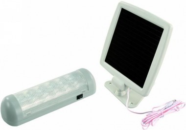 Solar-LED Licht 10 LEDs IP 44 Solar-Leuchte Magnet Modul McPower SL-20 400513