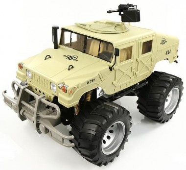 ETT RC-Monstertruck, 1:4/74cm, w&uuml;stentarn Modell Armee Truck McTrack Deep-Striker