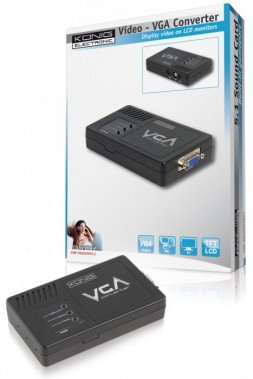 Videosignale Wandler Umwandler Video auf VGA Konverter K�nig CMP-VGACONV12