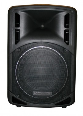 Nedis Aktiv-Lautsprecher 2-Wege 30cm 12" ABS PA-Boxen 600 Watt K&ouml;nig PA-SMA1202