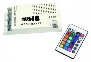 ETT RGB-Controller f&uuml;r LED Stripes Musiksteuerung und Fernbedienung McShine 538939