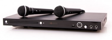 DVD-Player 5.1-Kanal USB MP3 Karaoke Fernbedienung 2x Mikrofon Denver DVU-960KM