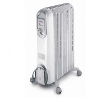 Emerio Heizl&uuml;fter Badheizung Schnellheizer Radiator 9 Heizrippen 2000 Watt DeLonghi V550920