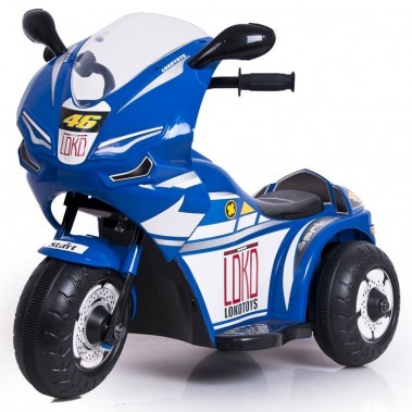 Elektro-Dreirad Kinder Drike Trike Akku Elektrisch Tradex Tribyke blau