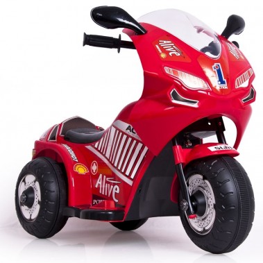 Elektro-Dreirad Kinder Drike Trike Akku Elektrisch Tradex Tribyke rot