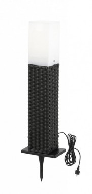Au&szlig;enlampe Gartenleuchte Gartenlampe Kunststoff Opal braun Terrasse Globo 31682