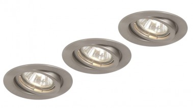 Einbaustrahler Einbauspot Einbau Strahler Lampe Leuchte 3er Set Globo 12110-3