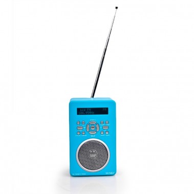 Radio Radiowecker UKW DAB/DAB+ Digital Musik MP3 AUX DENVER DAB-43 PLUS t&uuml;rkis