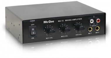 Sintron Karaoke Verst&auml;rker Mini Endstufe 100W Chinch Klinke Amplifier McGee Mini-Mixer
