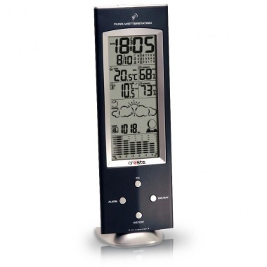 Funk Wetterstation Temperaturmessstation Uhr Sensor LCD-Display