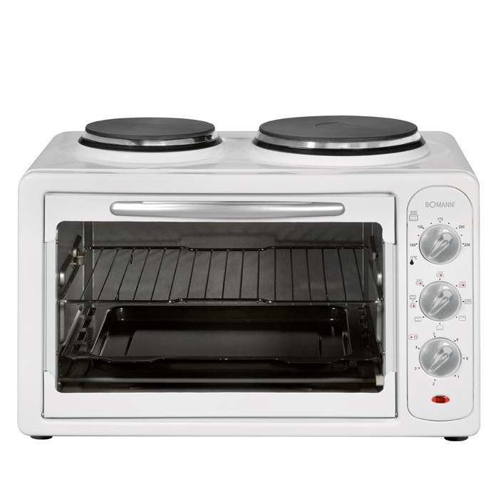 Minibackofen + Doppelherdplatte Bomann KK 2205
