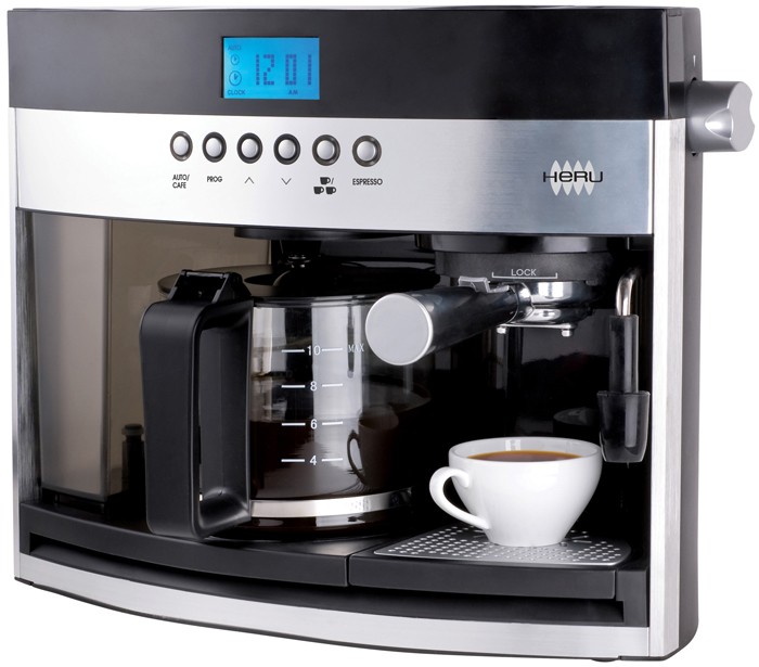 Espressoautomat Cappuccino Cafe Heru ES 11108 +Kopfhöre eBay