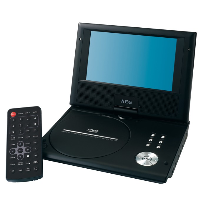 AEG Design 17,5cm Display Dvd-player Usb Dvb-t Tv/dvd Kombi