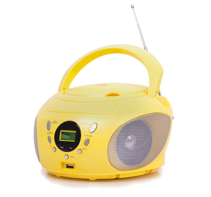 Portable CDPlayer USB MP3 AUXIn Kids Hifi Sound System Denver TCU203C yellow eBay