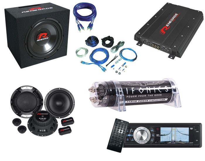 NEU 1100W Auto SET Endstufe Subwoofer Kondensator CarHifi Komplettanlage eBay