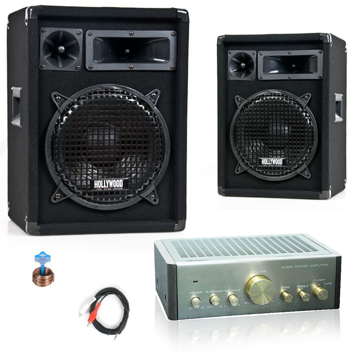 Heimkino System MiniSurroundVerstärker 100 Watt Endstufe PA Lautsprecher Boxen eBay