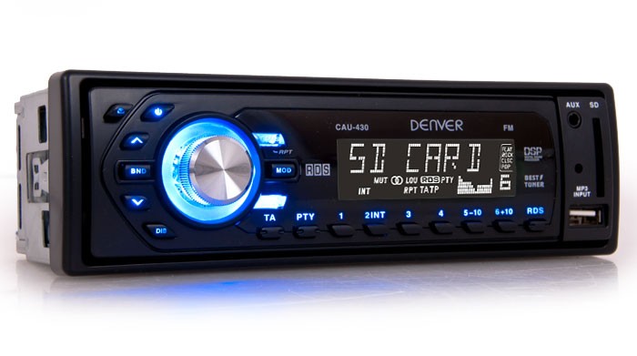 Auto-Hifi-Radio-MP3-Autoradio-Digital-SD-USB-AUX-Diebstahlschutz-Denver-CAU-430
