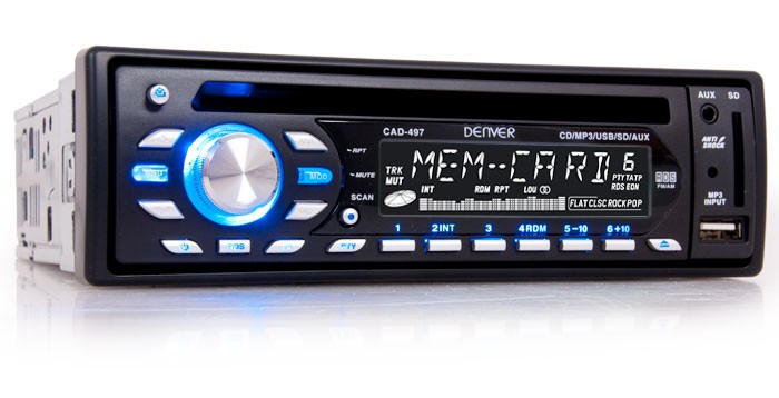 NEU-MP3-Autoradio-Car-Hifi-Radio-CD-USB-SD-AUX-Diebstahlschutz-RDS-Denver-CAD497