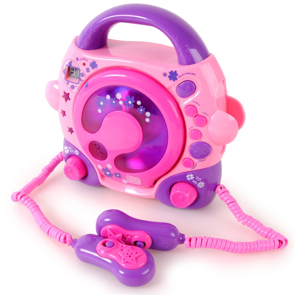 KaraokeKinderradio Kinder portables Radio CD Player Spieler Spielzeug