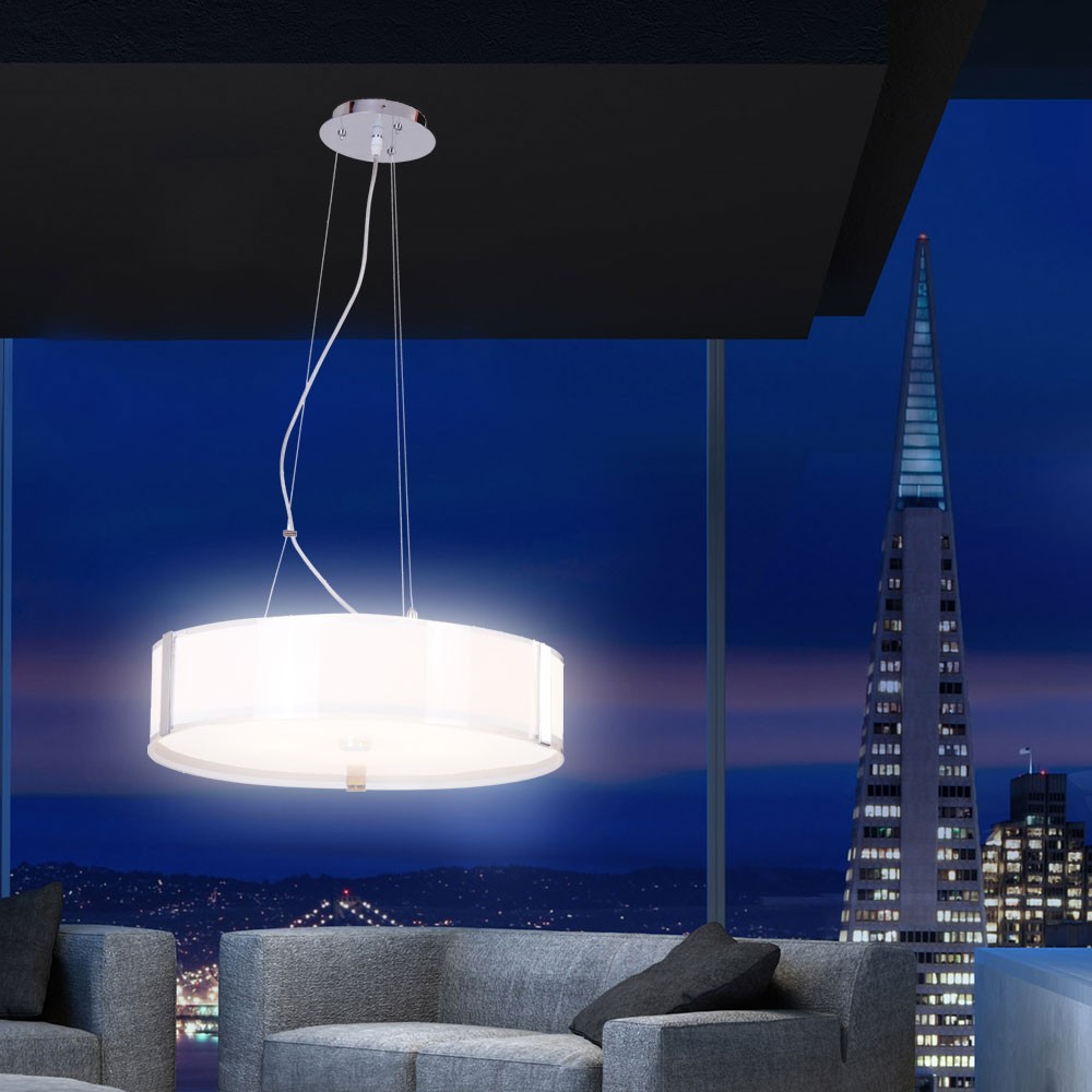 Opal design esszimmer haengelampe deckenlampe chrom haenge buero