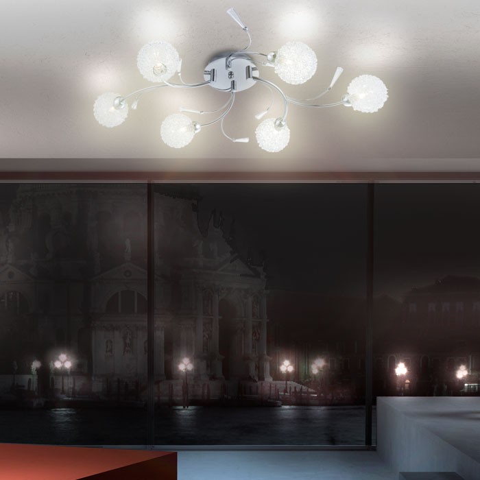 einrichtungsbeispiele wohnzimmer offener küche:DESIGNER Deckenleuchte Chrom Alugeflecht 6 flammig Deckenlampe Lampe einrichtungsbeispiele wohnzimmer offener küche:DESIGNER Deckenleuchte Chrom Alugeflecht 6 flammig Deckenlampe Lampe