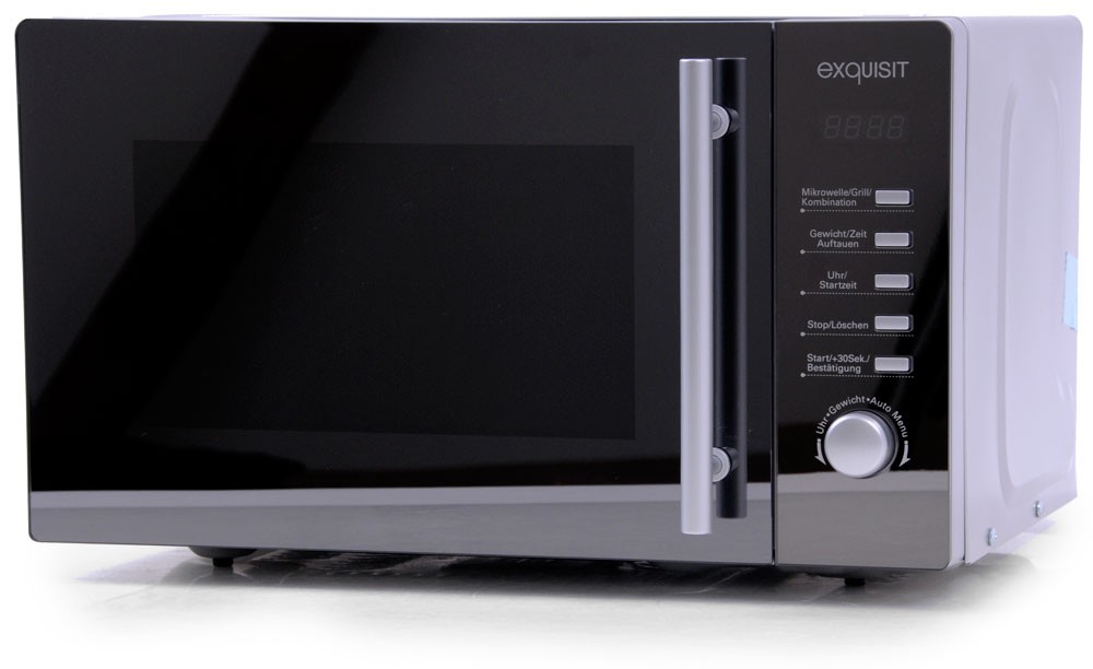 Combi microwave oven with grill stand alone digital timer Exquisit 820