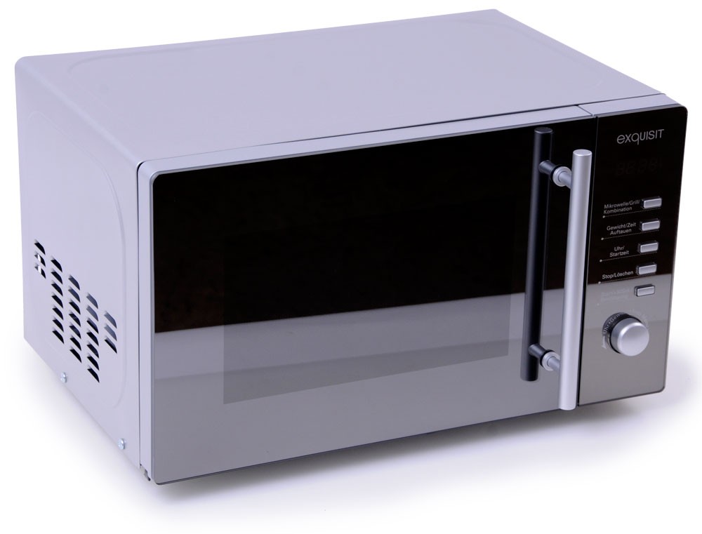 Combi microwave oven with grill stand alone digital timer Exquisit 820