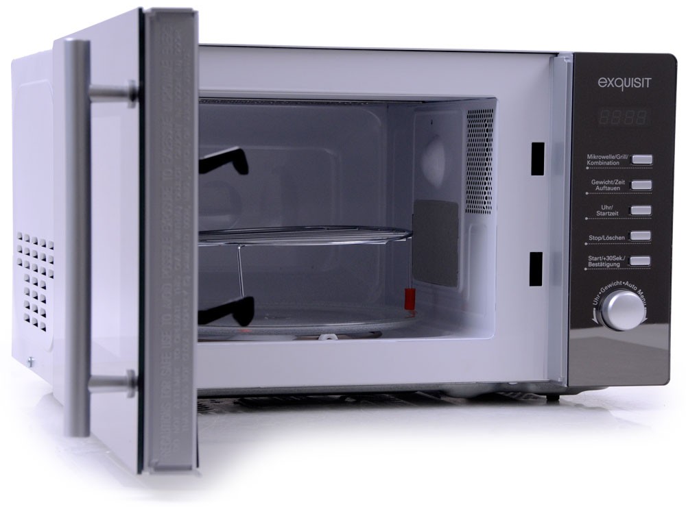 Combi microwave oven with grill stand alone digital timer Exquisit 820