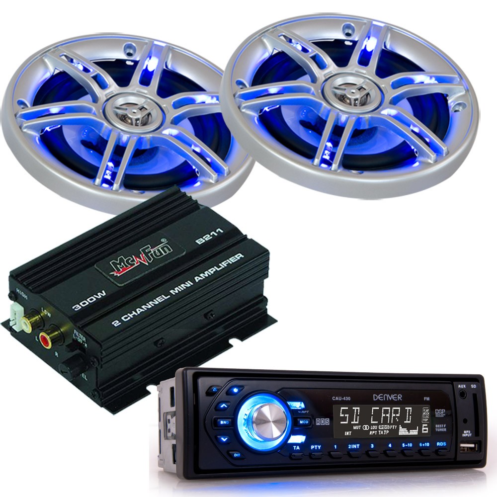 AutoCarHifiSystemLEDLautsprecherUSBSDMP3AutoradioRadio