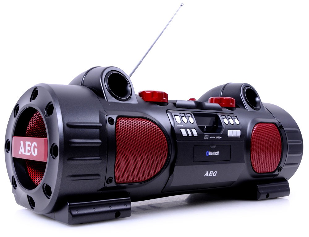 Bluetooth boombox radio CD MP3 Player USB SD AUX stereo music system AEG BSS4808 eBay