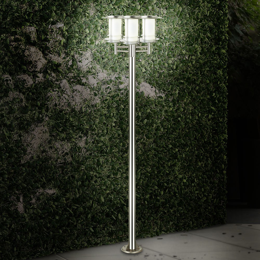 Garten Laterne Aussen Lampe 3 flammig Einfahrt Beleuchtung