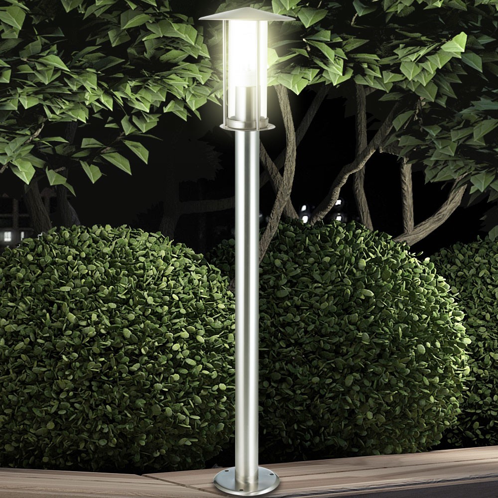 Steh Lampe Stand Leuchte Weglampe Außen Terrassen Garten Laterne IP44