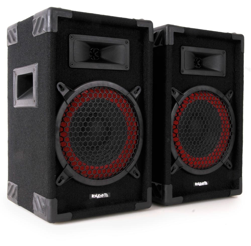 Baffles 360 watts PA box 2 voies disco hautparleurs pair musique