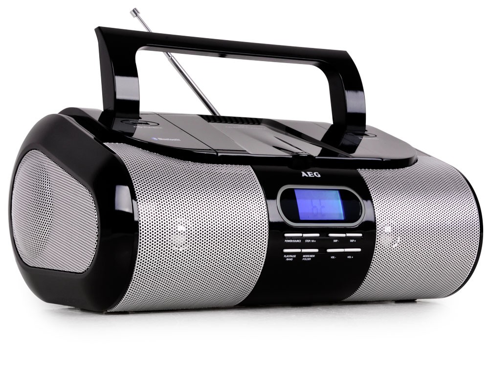 Bluetooth Stereoanlage CDPlayer Radio Boombox AUX USB MP3 AEG SR 4357