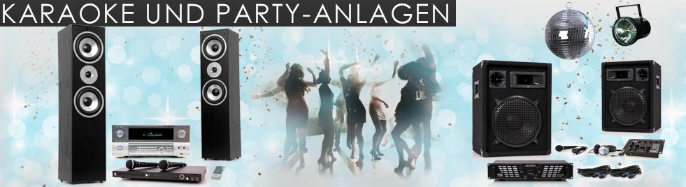 Karaoke- und Party-Anlagen