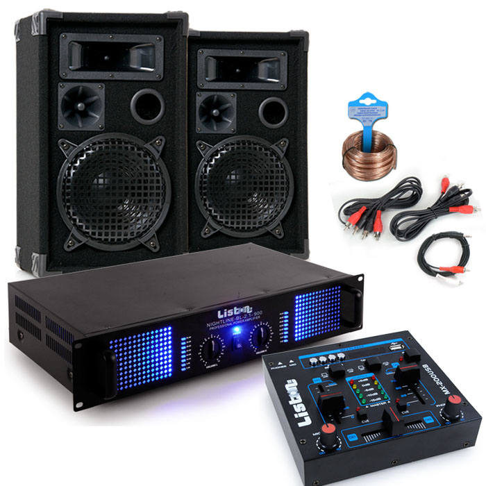 2400W Party Musikanlage mit MP3 USB Mixer DJ-Party 7 – Bild 1