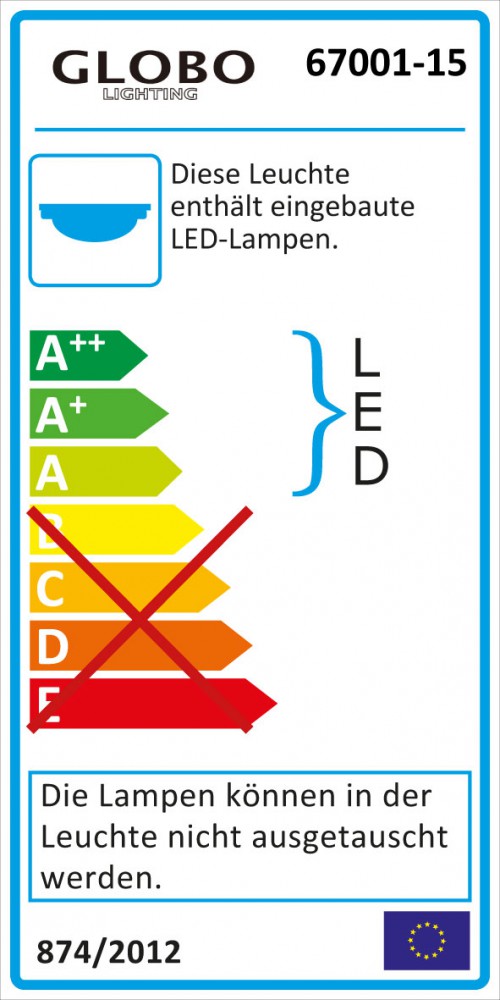 LED Deckenlampe in Form einer Schleife für Ihre vier Wände – Bild 3