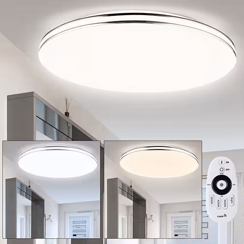 LED Deckenleuchte mit Fernbedienung