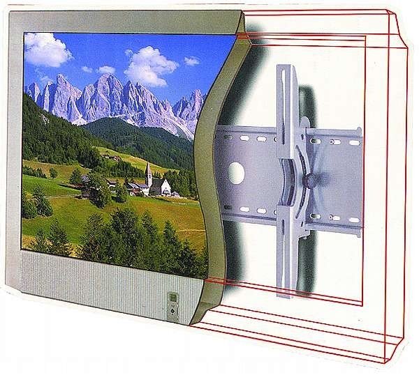 Wandhalter für TFT LCD Plasma 15° kippbar - 861356