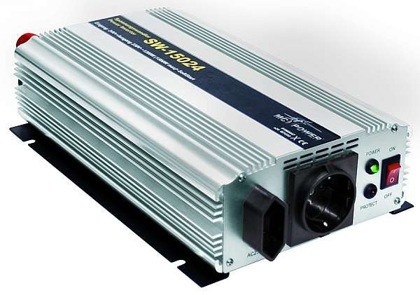 Spannungswandler McPower SW-15024 24V= -> 230V, 1200 Watt