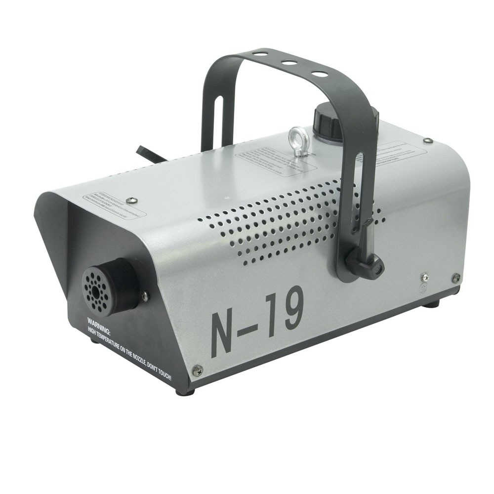 Party Nebelmaschine Fernbedienung Maschine N-19 silber – Bild 1
