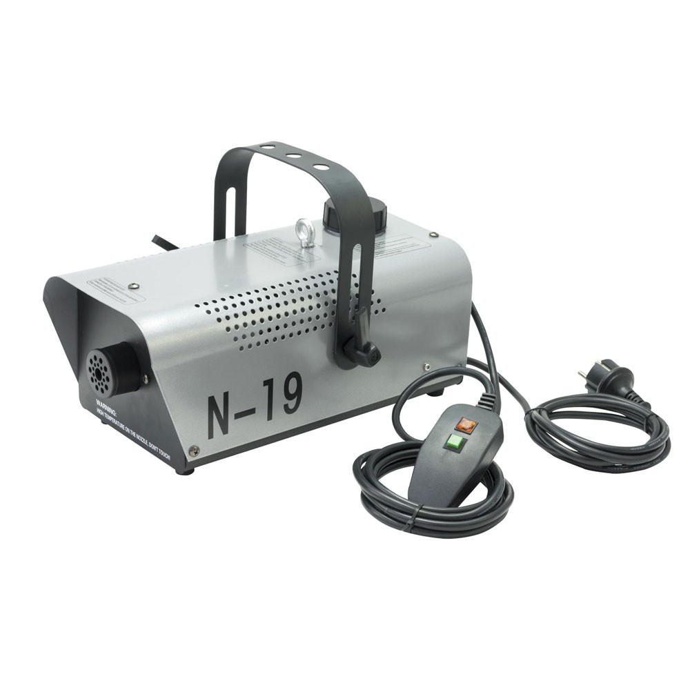 Party Nebelmaschine Fernbedienung Maschine N-19 silber – Bild 4