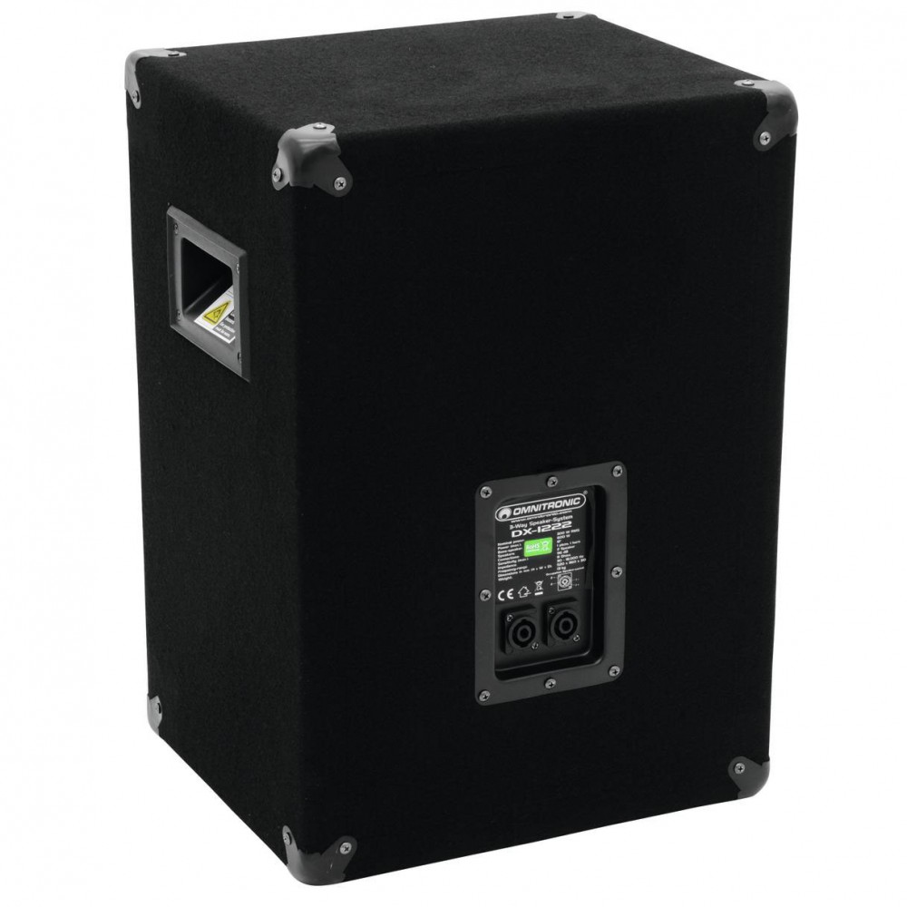 600W 3-Wege PA Box Lautsprecher OMNITRONIC DX-1222 - NUR 1 BOX – Bild 3