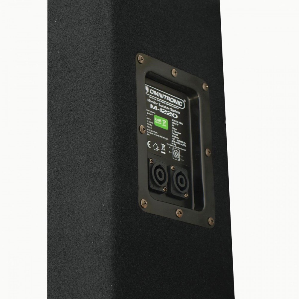 600 Watt DJ PA Lautsprecher 2-Wege OMNITRONIC M-1220 – Bild 2
