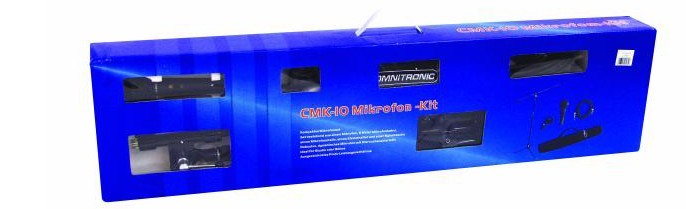 Bühnen-Set Mikro Stativ Tasche Mikrofon OMNITRONIC CMK-10 – Bild 2