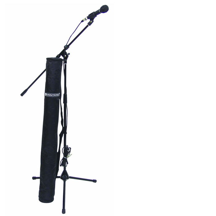 Bühnen-Set Mikro Stativ Tasche Mikrofon OMNITRONIC CMK-10 – Bild 1